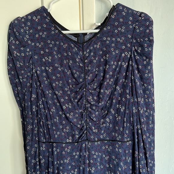 Veronica Beard floral long sleeve mini dress - Picture 3 of 4